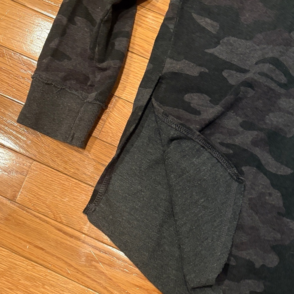 Z Supply Black Camo Sweatshirt - Picture 4 of 5
